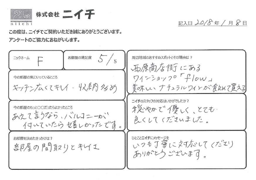 代々木公園不動産ニイチの評判