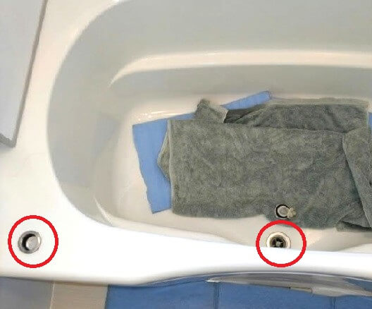 浴槽の押ボタンを押しても 排水できないときは？